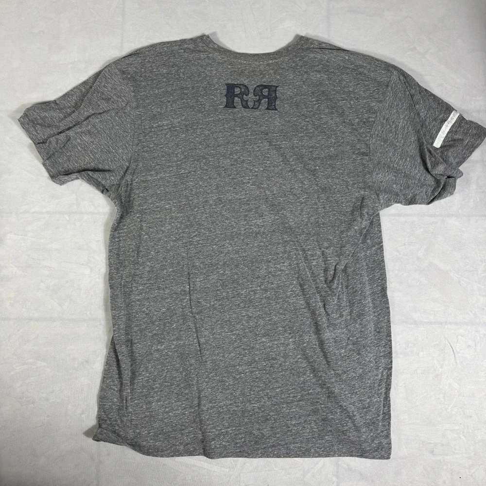 True Religion x Rock Revival Mens T-Shirt Gray Camo Buddha‎ Graphic XL Lot Of 2